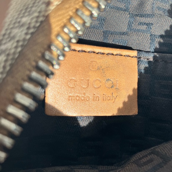 Gucci Hobo Bag Light Brown Leather/Canvas petite - Picture 9 of 10